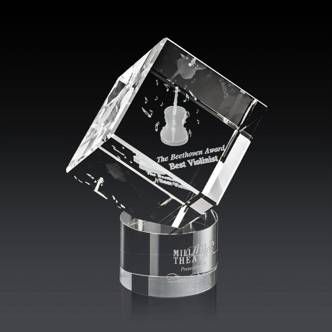 Burrill 3D Award on Marvel Base - Clear
