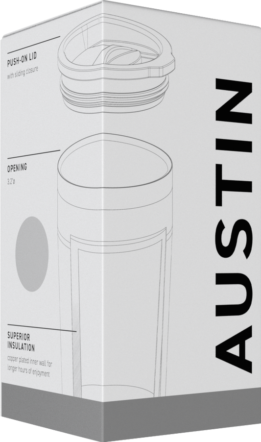 matte black 16 oz austin