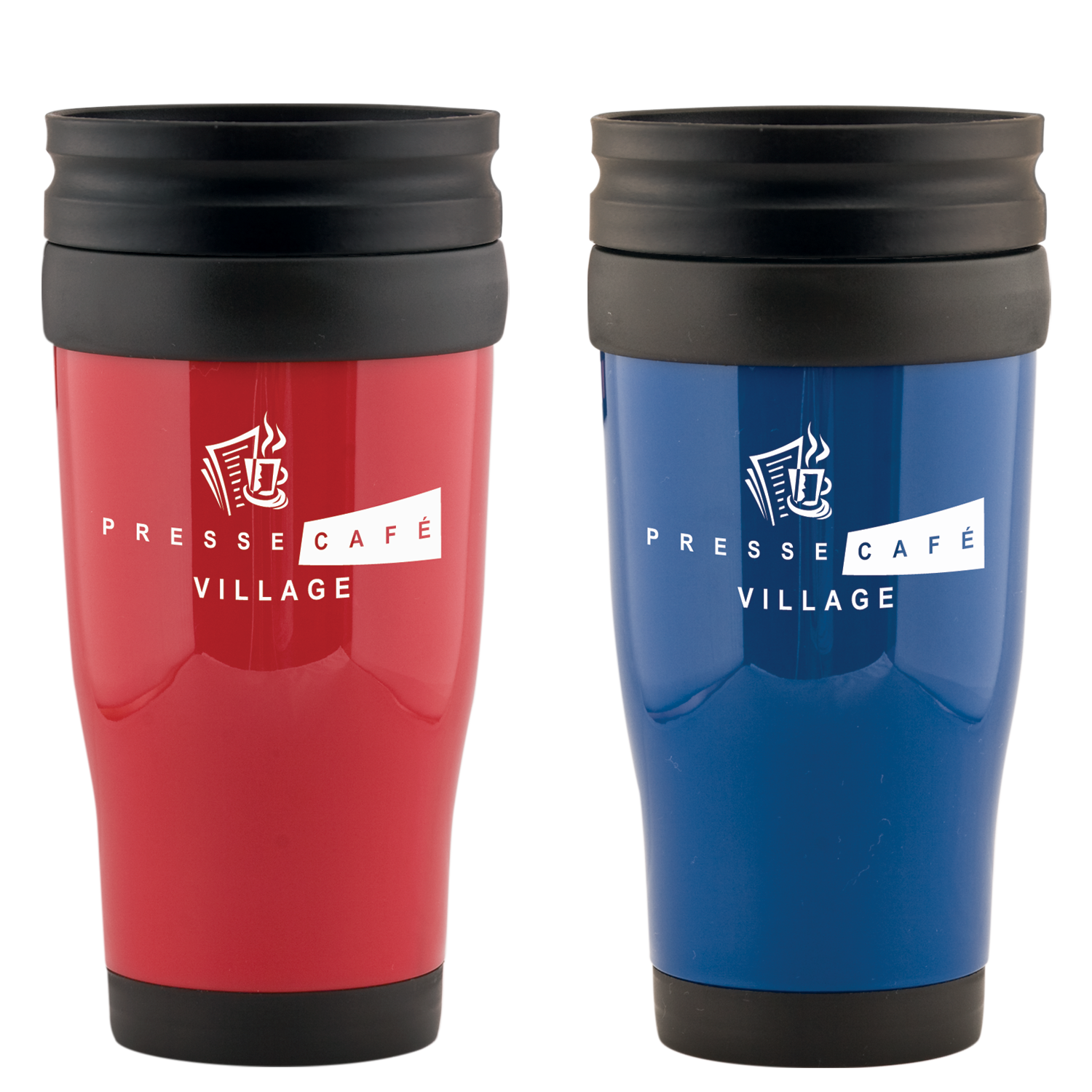Blue 16 Oz Cafe Tumbler