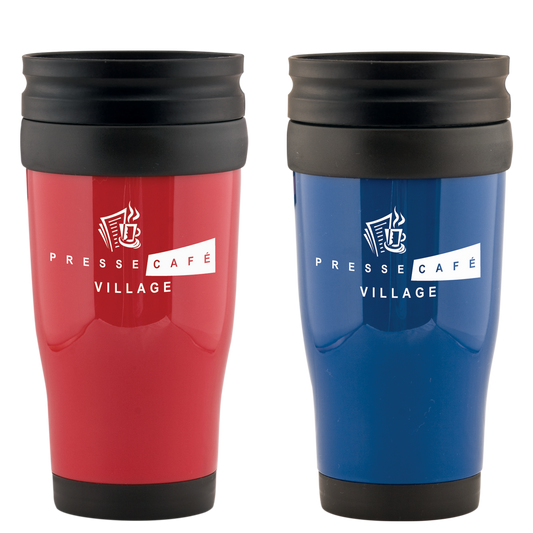 Blue 16 Oz Cafe Tumbler