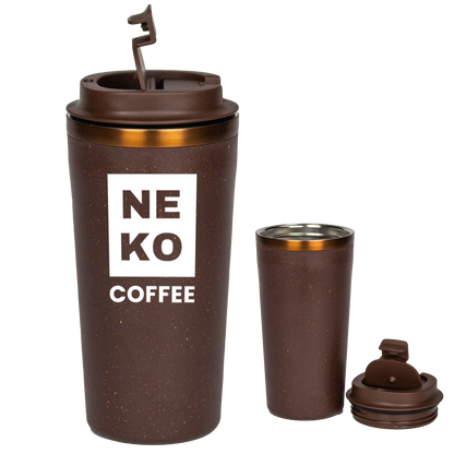 Brown 16 oz Coffee Ground Eco Tumbler
