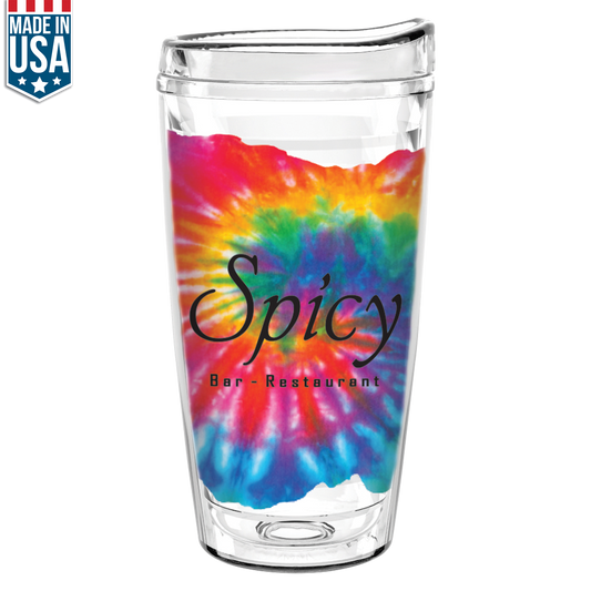 Clear 16 Oz Made In The U.S.A San Tumbler