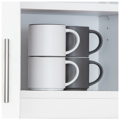 16 oz monaco mug - matte white