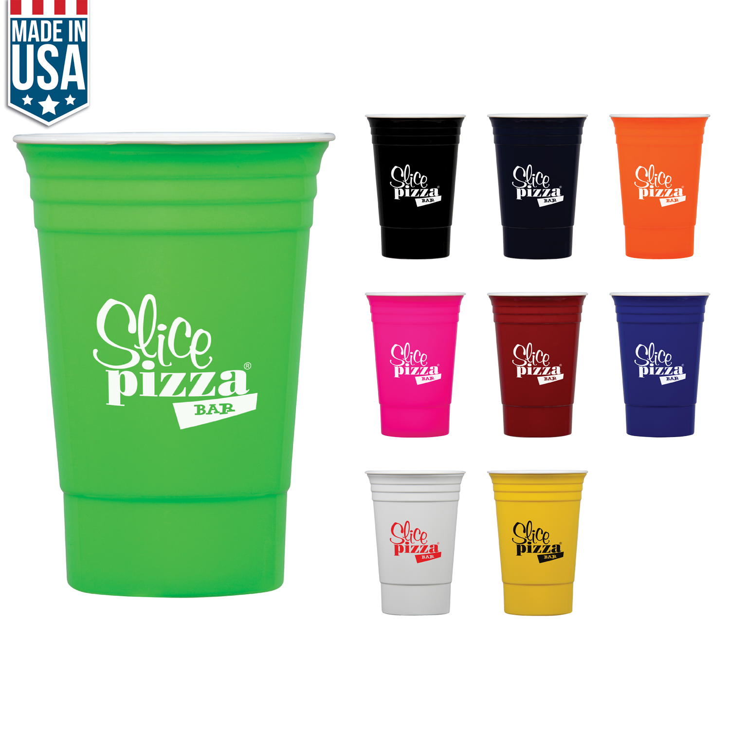 Black 16 oz Party Cup