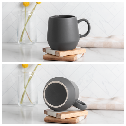 matte white 16 oz verona mug