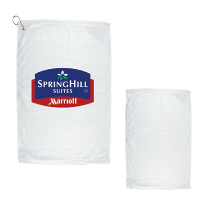 16" X 25" Golf Towel  with Grommet And Hook