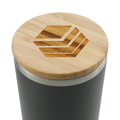 FSC® 100% Bamboo lid 14oz Brees Copper Vac Tumbler