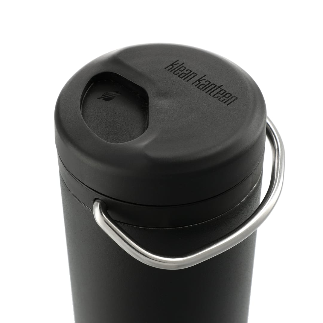 Front View of Black Klean Kanteen Eco TKWide 20oz- Twist cap