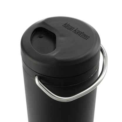 Front View of Black Klean Kanteen Eco TKWide 20oz- Twist cap