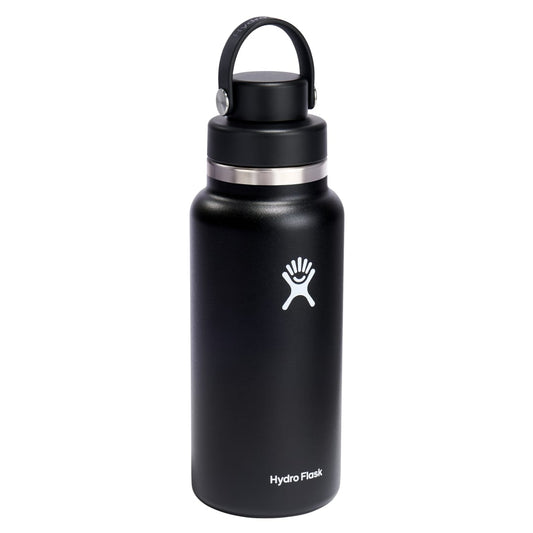 Black Hydro Flask® Wide Mouth w/ Flex Chug Cap 32oz
