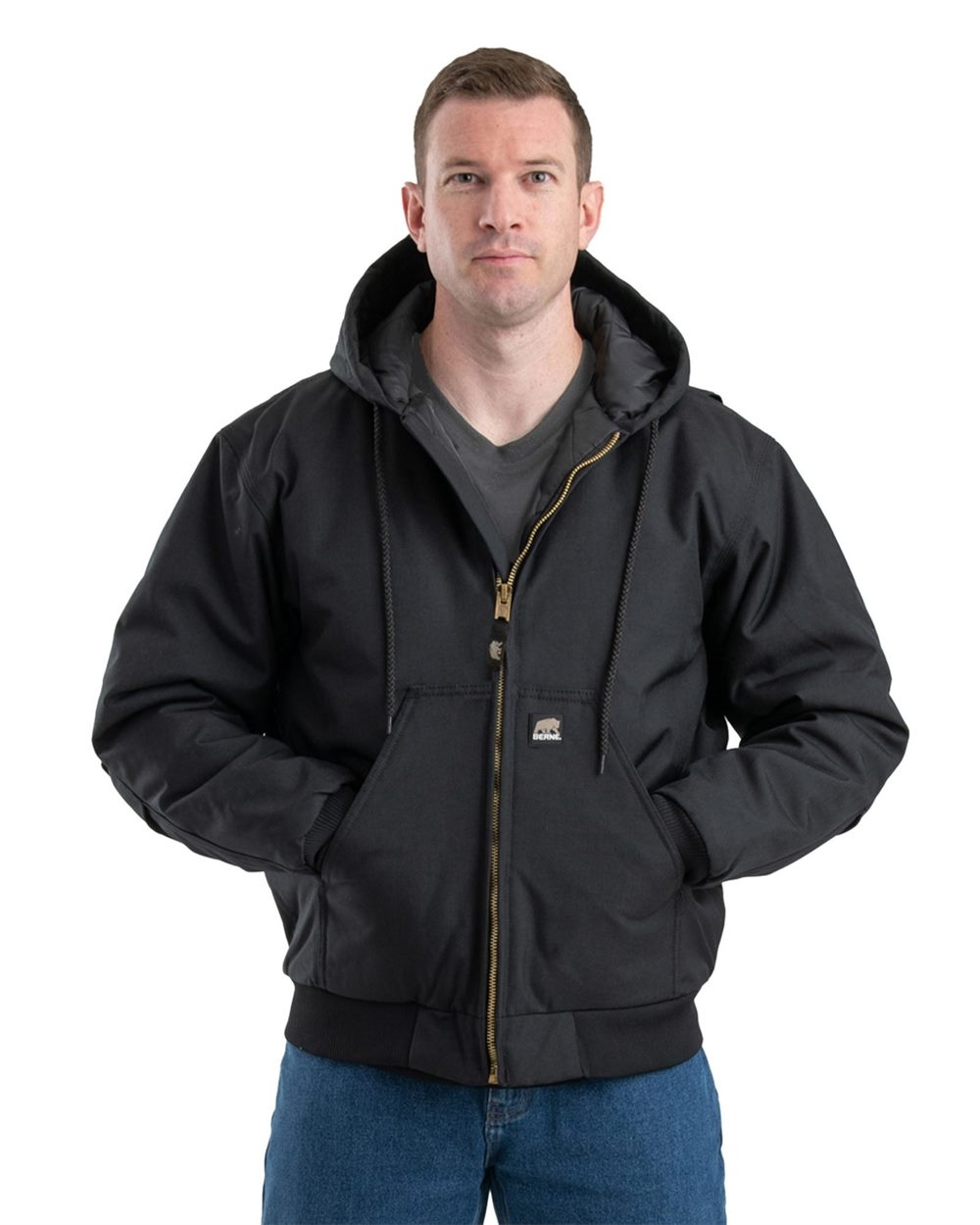 Men's Tall ICECAP Insulated Hooded Jacket - NJ51T