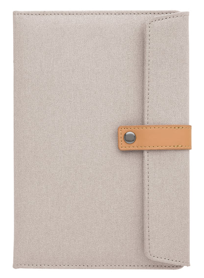 Good Value™ Two-Tone Journal with Leather Closure