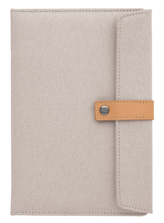 Good Value™ Two-Tone Journal with Leather Closure