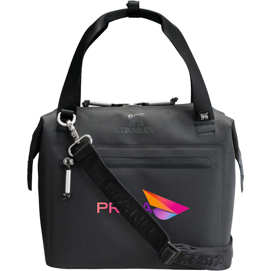 Front View of Black Stanley Julienne Mini 10 Can Cooler