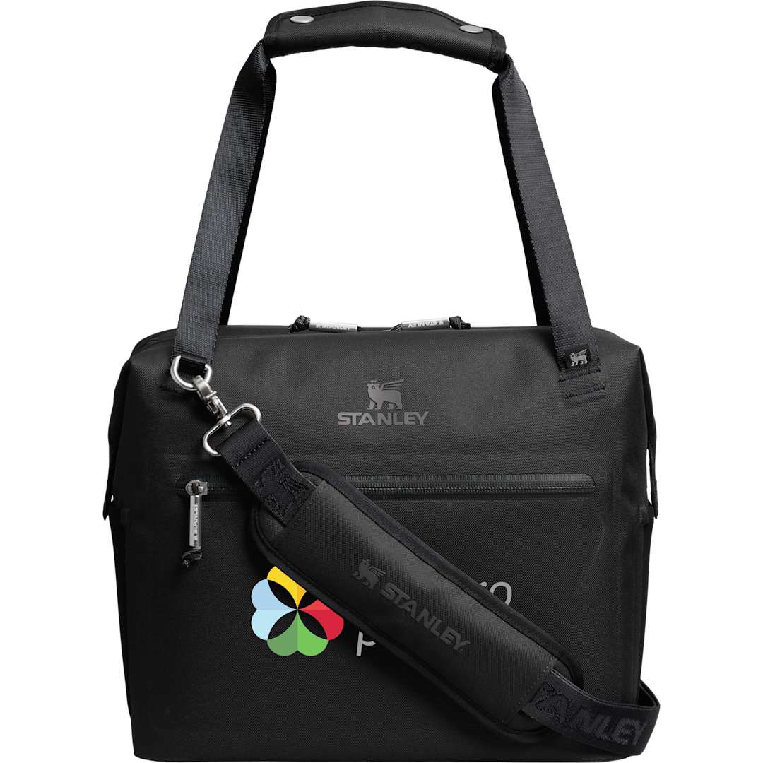 Front View of Black Stanley Julienne Midi 20 Can Cooler