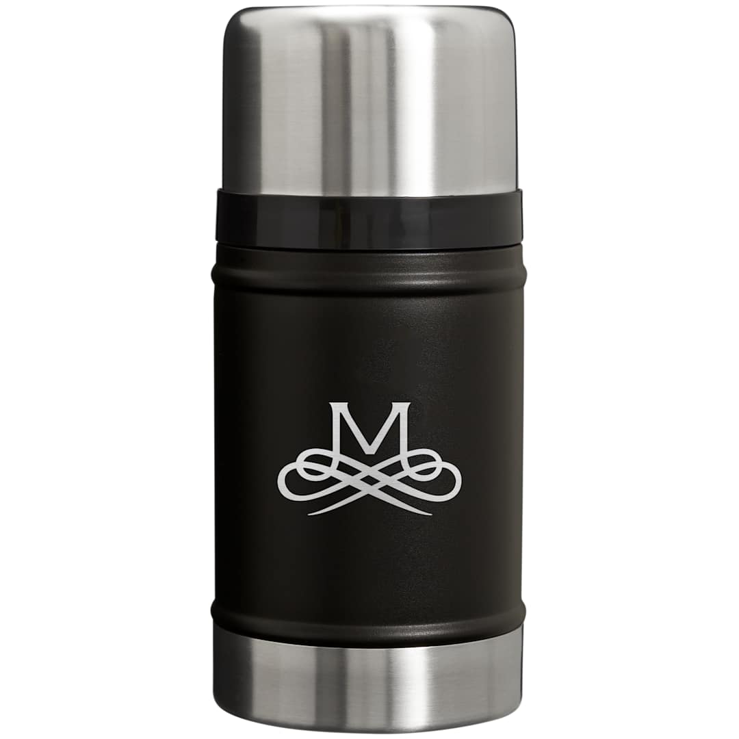 Front View of Black Stanley Classic Legendary Food Jar