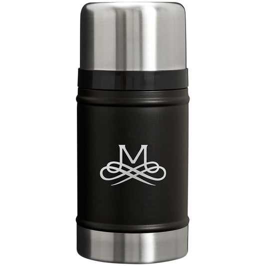 Front View of Black Stanley Classic Legendary Food Jar