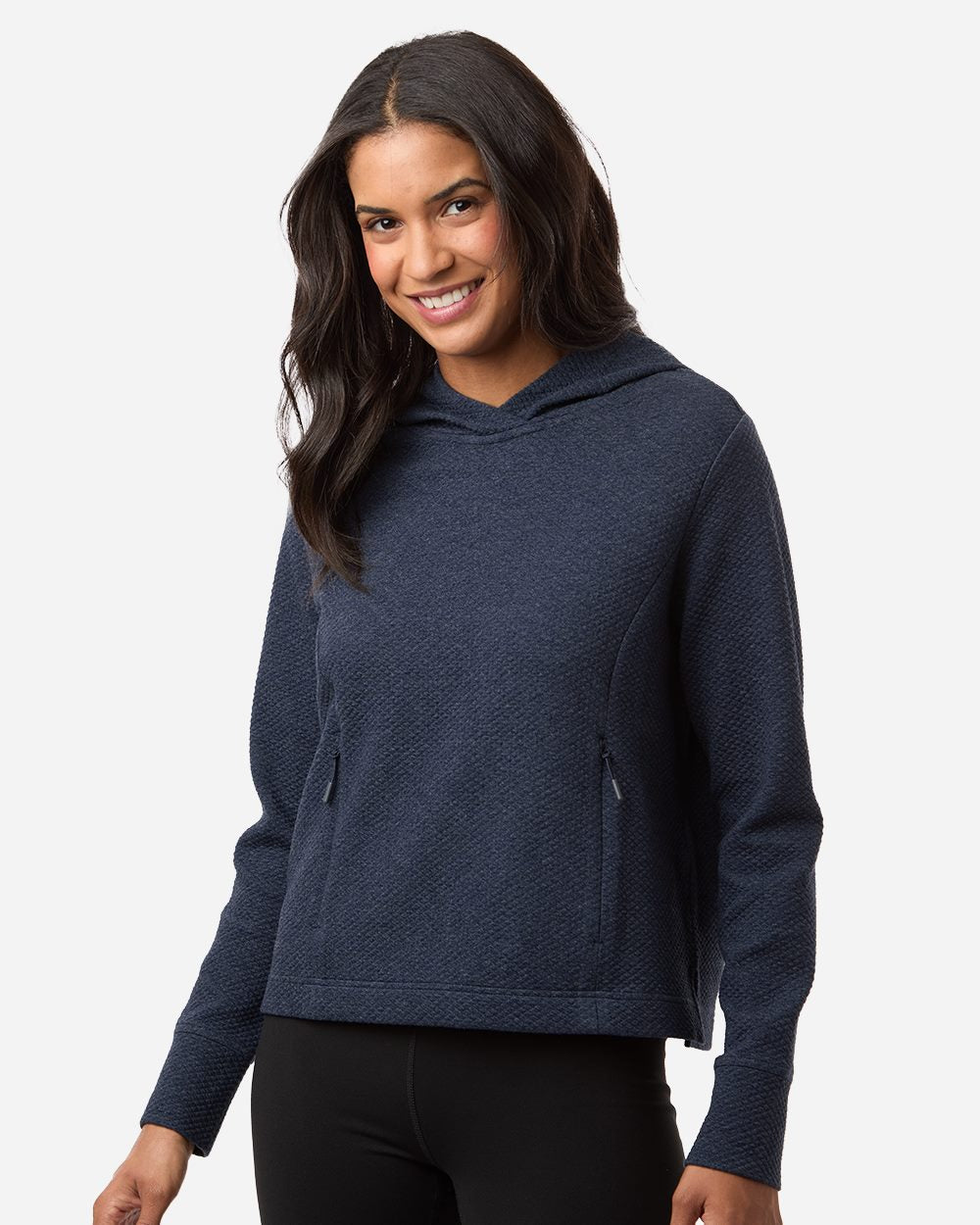 Women's Spirit Textured Hooded Pullover - NE729W