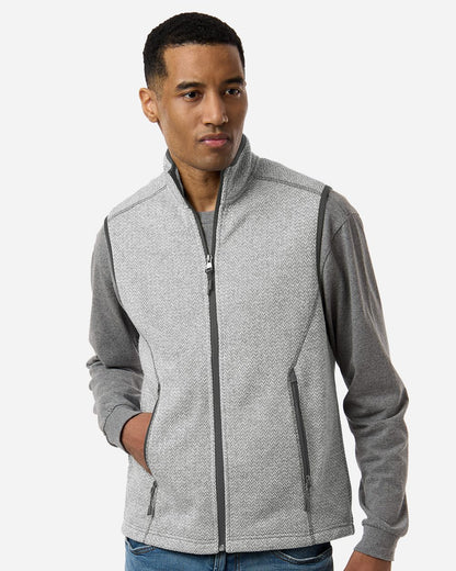 Men's Jasper Jacquard Fleece Vest - NE731