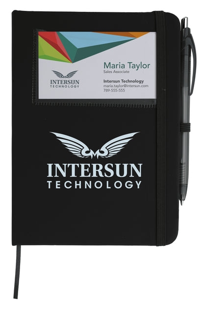 Good Value™ Value Card Pocket Notebook with Element Slim Pen