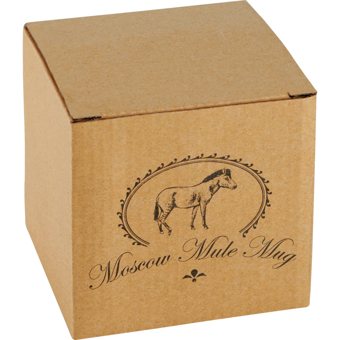 Front View of Metallic Moscow Mule Mug 16oz