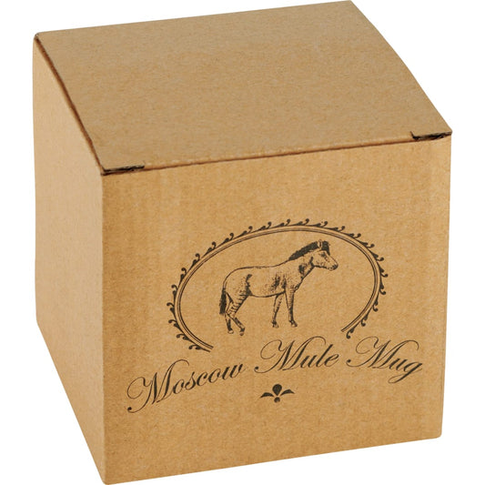 Front View of Metallic Moscow Mule Mug 16oz