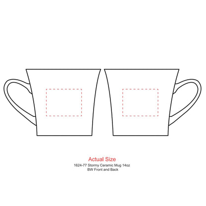 Stormy Ceramic Mug 12oz