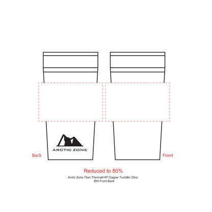 Arctic Zone® Titan Thermal HP® Copper Tumbler 20oz