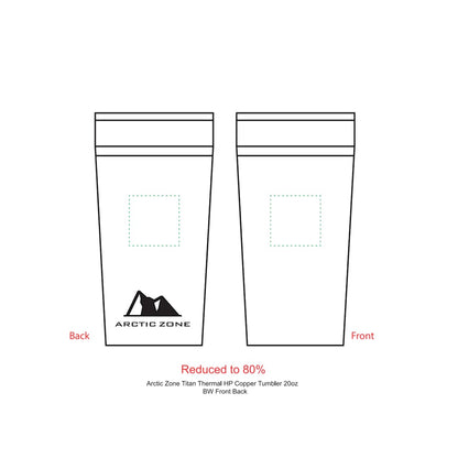 Arctic Zone® Titan Thermal HP® Copper Tumbler 20oz