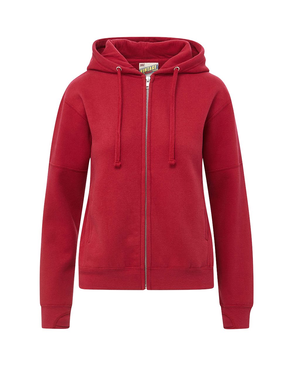 Women's Vintage Fleece Hooded Full-Zip Sweatshirt - W25165