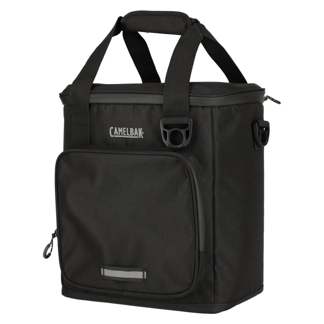Front View of Black CamelBak Aspen 16 Can RPET Cooler