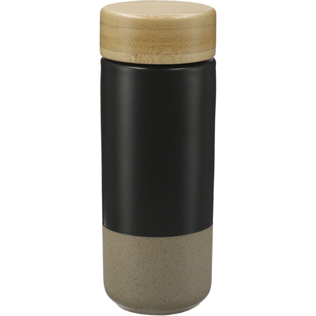 Arlo Ceramic Tumbler with Bamboo lid 11oz