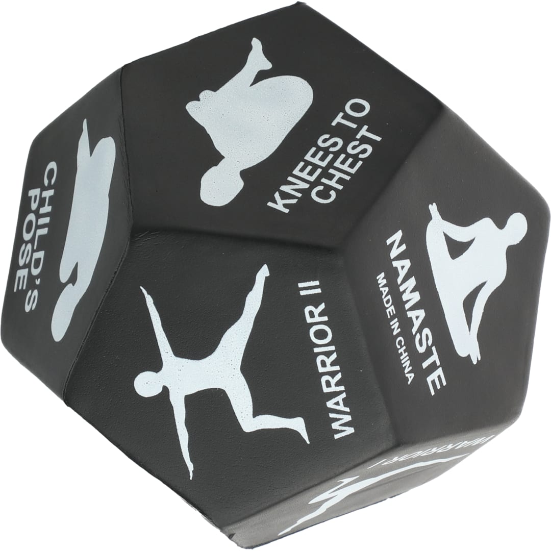 Black Yoga Dice