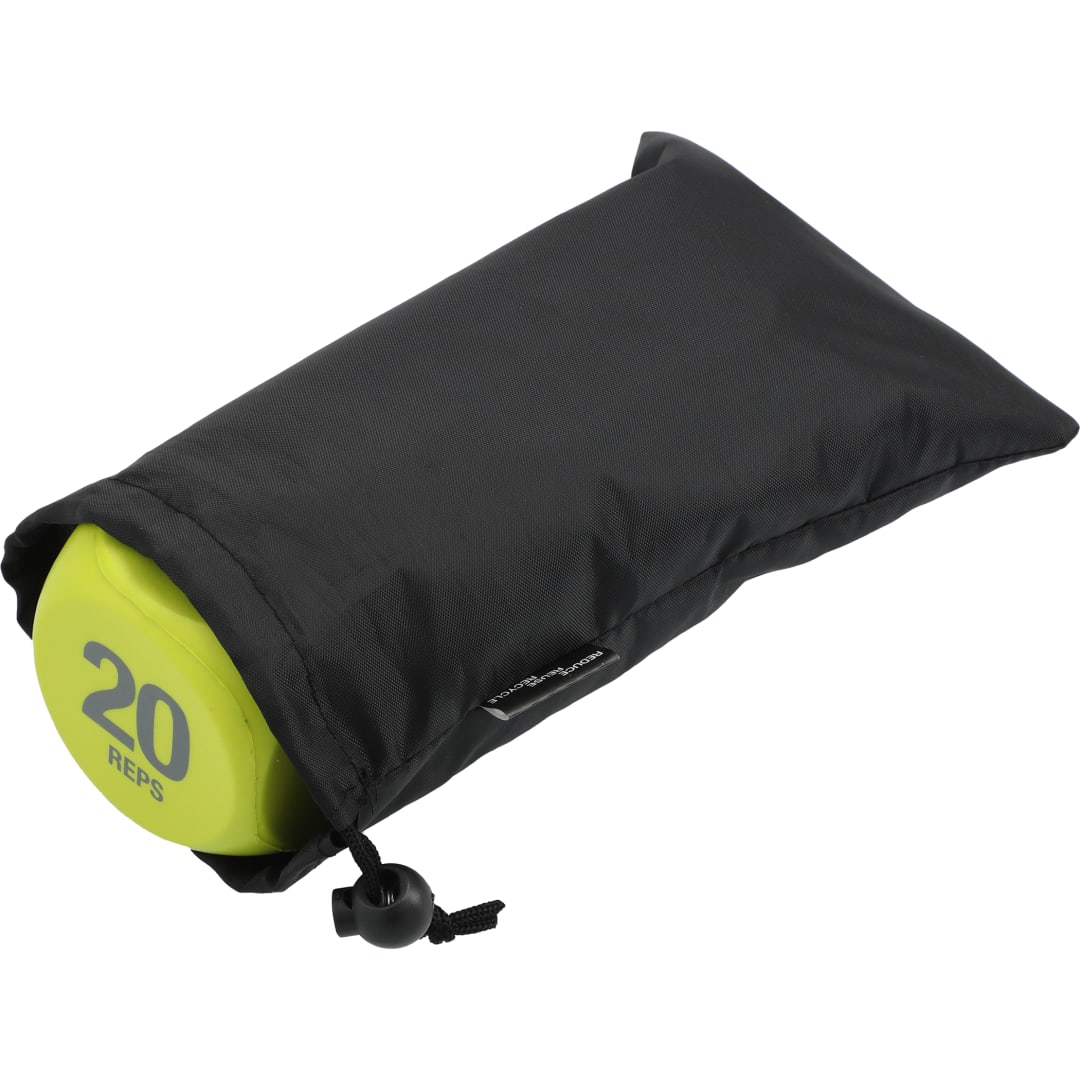 Front View of Yellow 2 Piece Exercise Dice