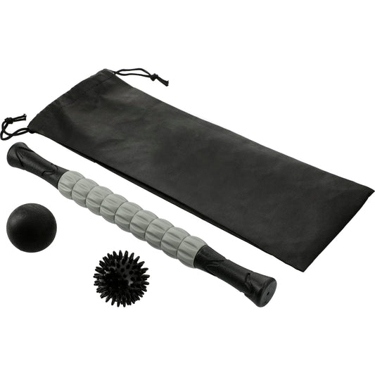 Black Oasis 3 Piece Massage and Recovery Kit