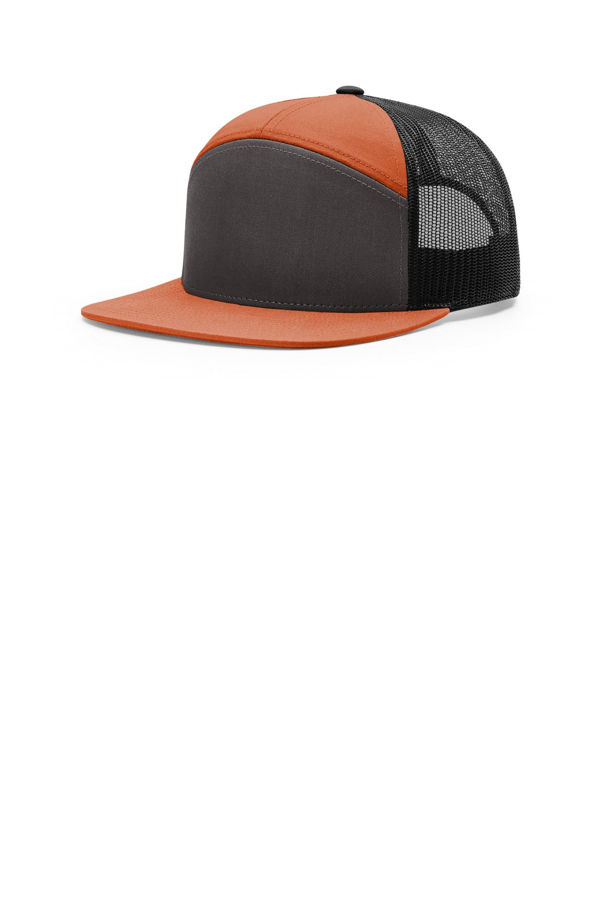 SanMar 168_charcoalburntorangeblack_hat_detail.jpg