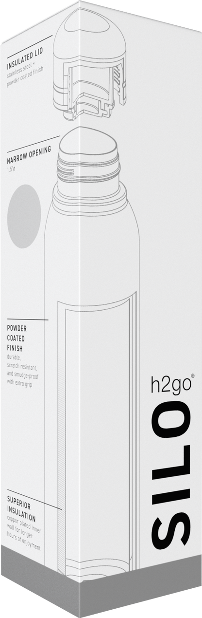 matte black 16.9 oz h2go silo - powder