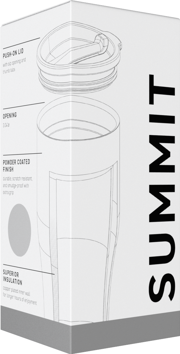 matte black 16.9 oz summit - powder