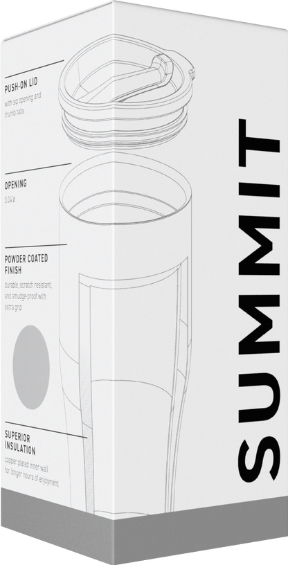 matte black 16.9 oz summit - powder