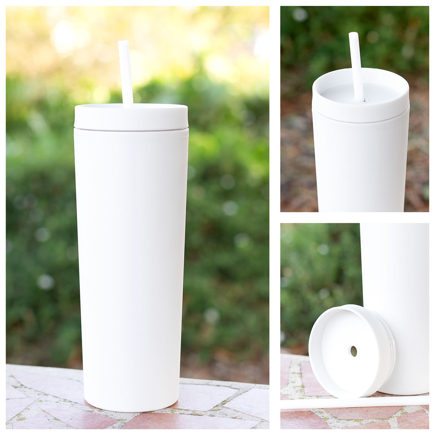 matte white 17 oz dash