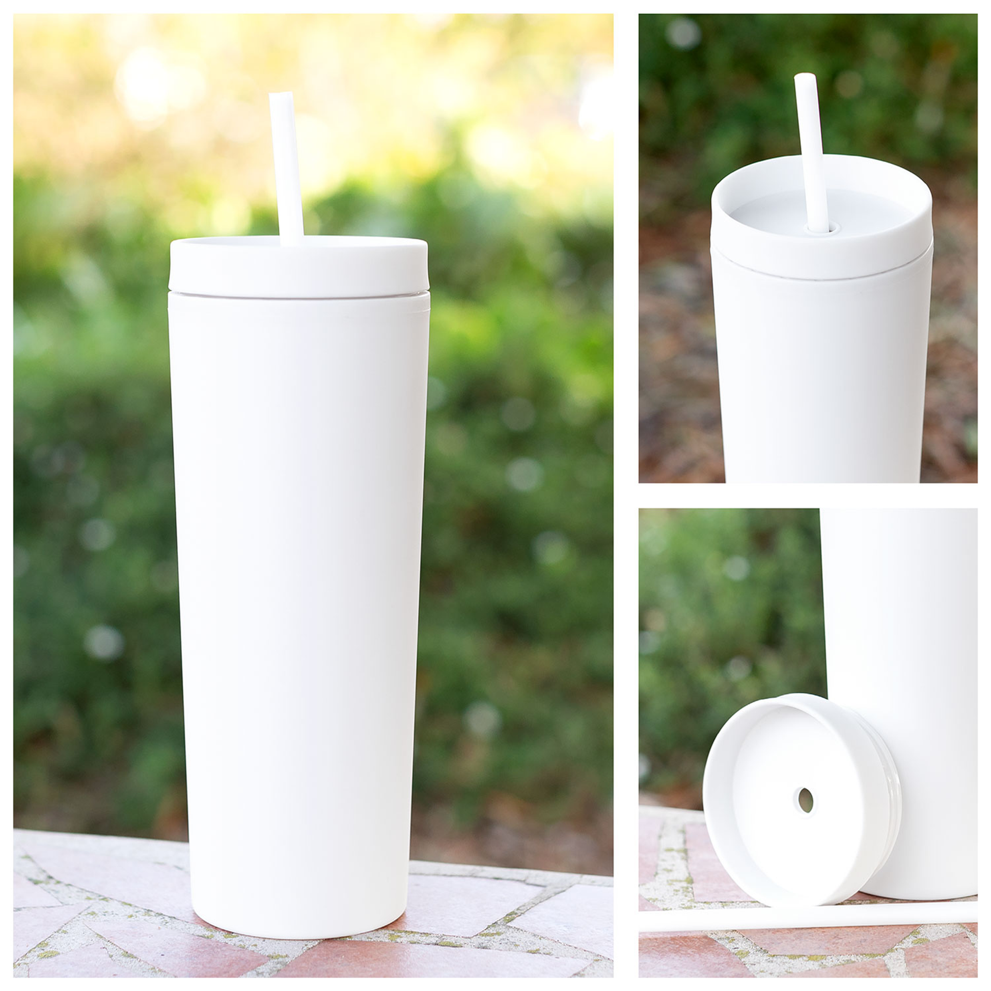 matte white 17 oz dash