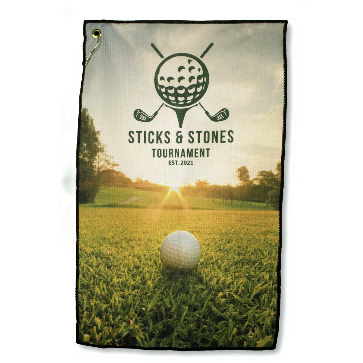 Microfiber Waffle Golf Towel