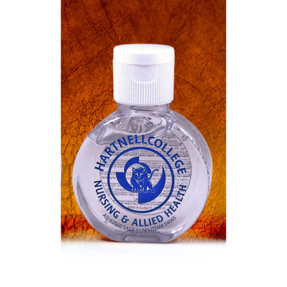 1 oz Compact Hand Sanitizer Antibacterial Gel in Round Flip-Top Squeeze Bottle