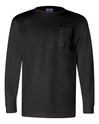 Unisex Union-Made Long Sleeve Pocket T-Shirt - 3055