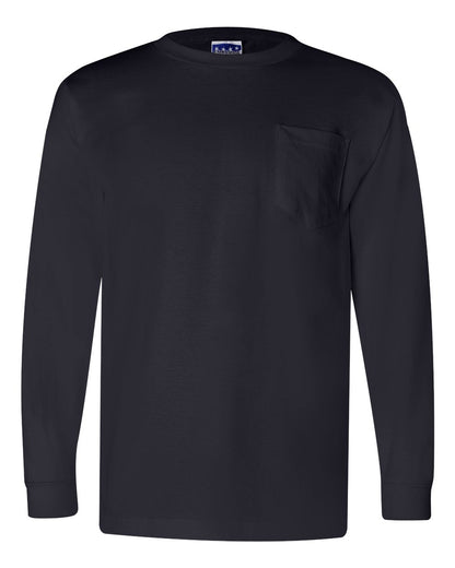 Unisex Union-Made Long Sleeve Pocket T-Shirt - 3055