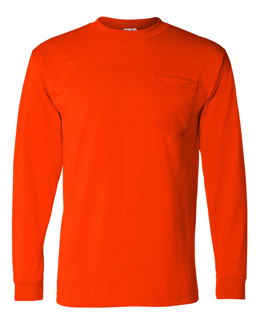 Unisex USA-Made 50/50 Long Sleeve Pocket T-Shirt - 1730