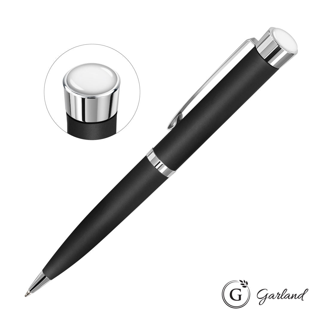 Garland® Executive Custom Color Ballpoint Twist Pen - Chrome