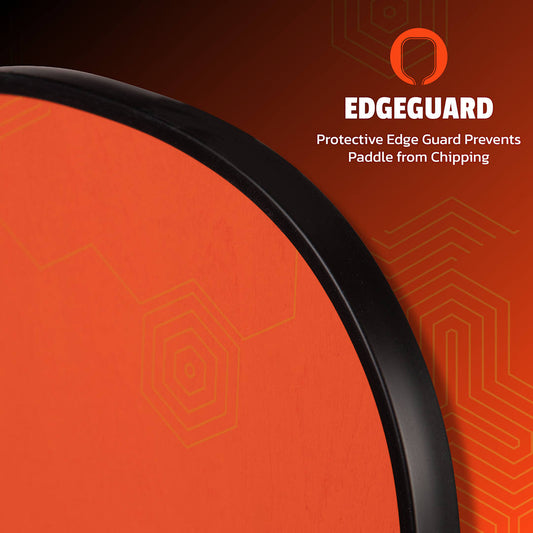 Front View of Orange Onix V2 Pickleball Paddle