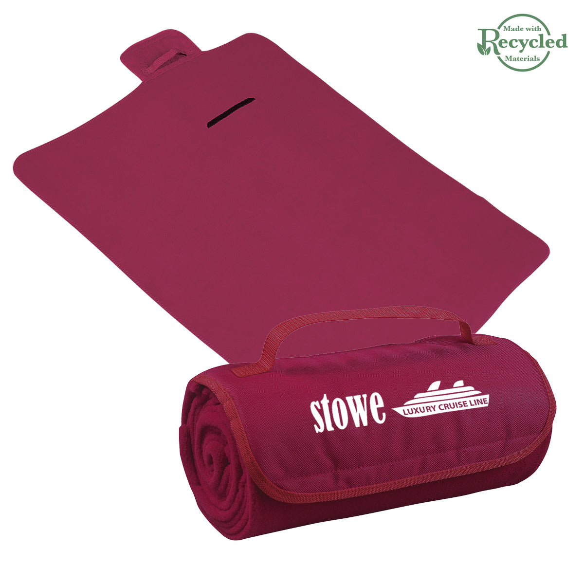 Recycled Roll-Up Blanket