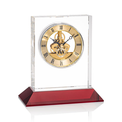 Ashland VividPrint™ Clock on Base - Gold Dial